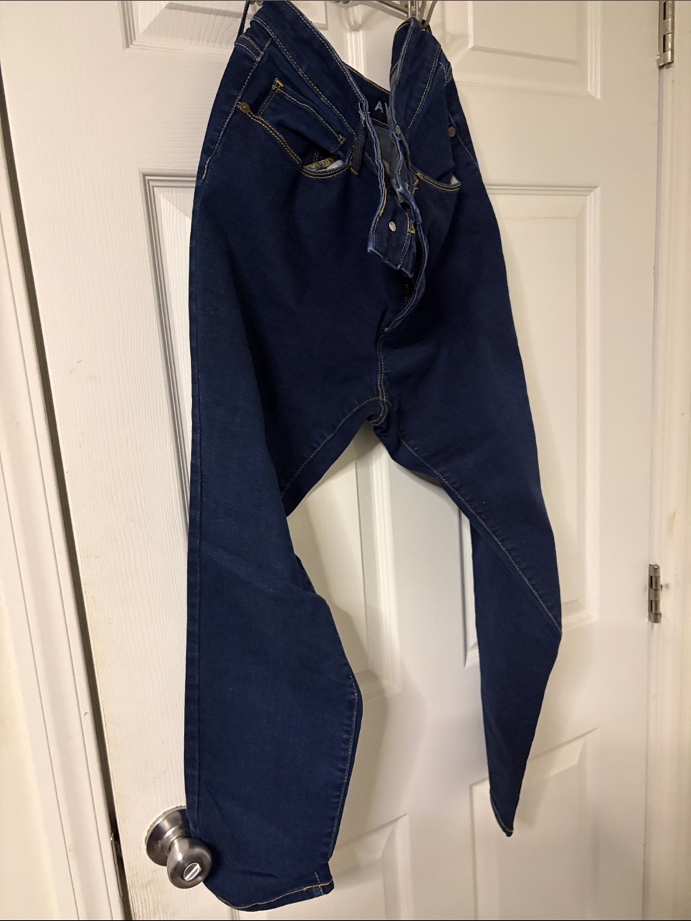 Ava & Viv Women's Skinny Dark Blue Denim Jeans